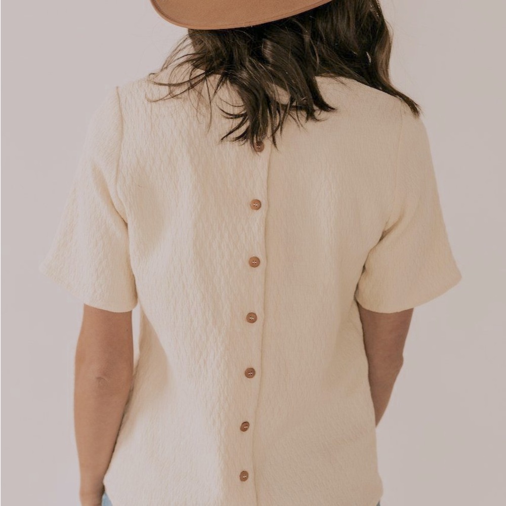 Roolee ‘For Her’ Boxy Textured Top